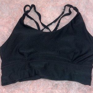 strappy sports bra